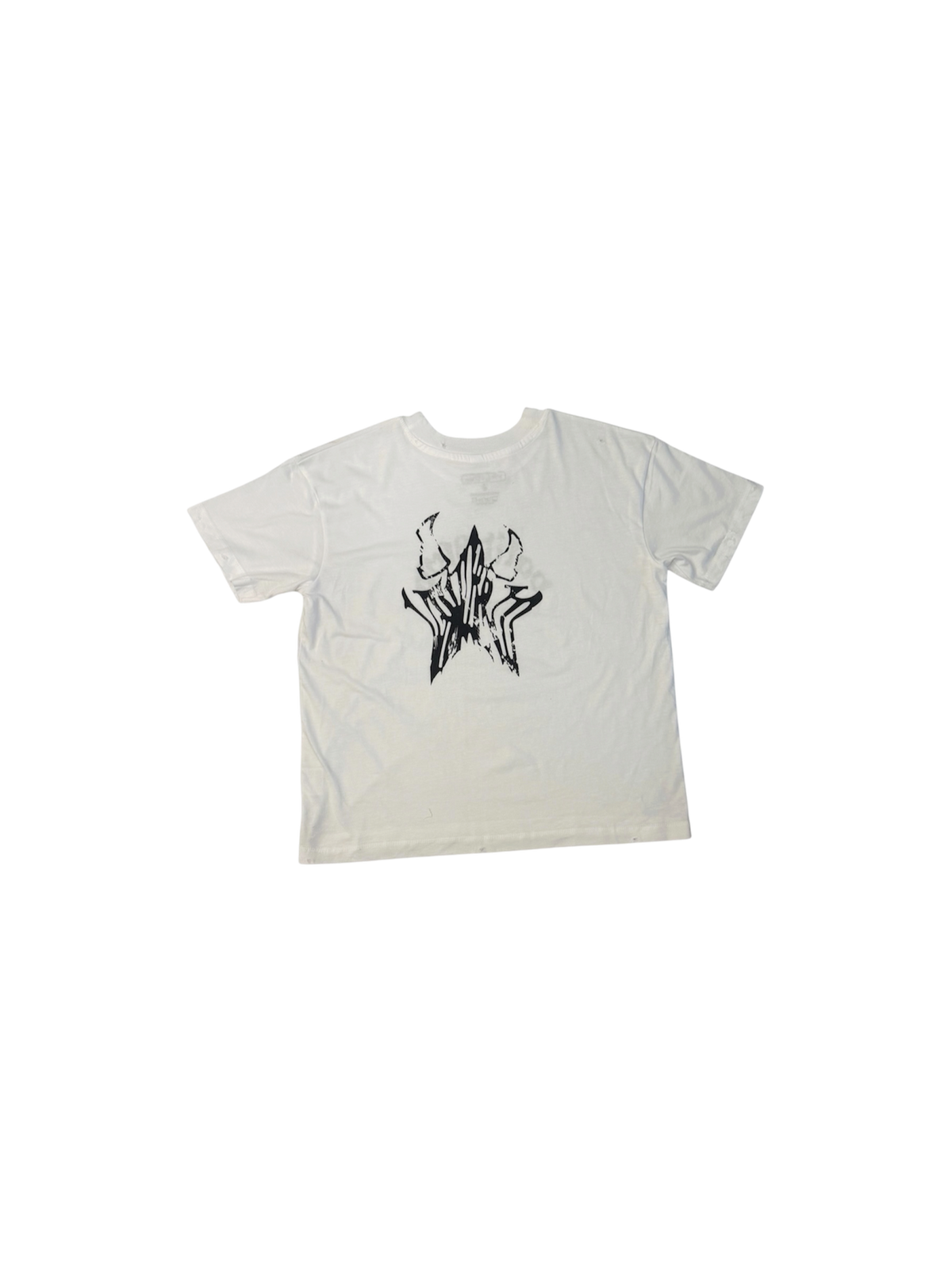 Distressed Star - white