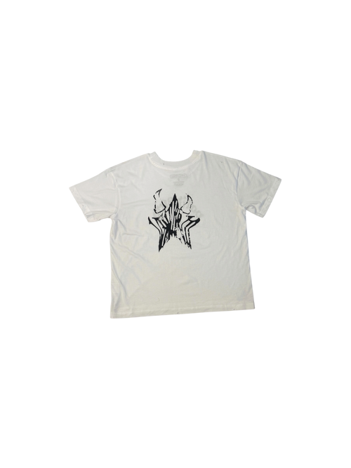 Distressed Star - white
